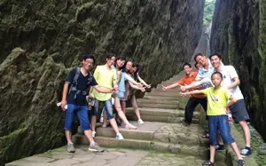 In July 2014, Our Employees Traveled and Visited the Jianglang Mountain which is the World Natural Heritage.