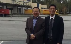 In September 2014, the Chairman Mr. River and Vice General Manager Mr. Victor Visited the Customers in Europe.