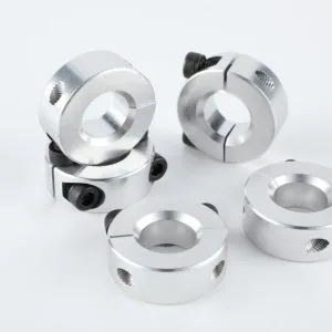 Aluminum double splitshaft collar